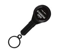 predolo Eyebrow Mapping String, Eyebrow Positioning Tool Shaping Microblading Makeup Cosmetic Supply Map Line Sturdy Pre Inked, Black
