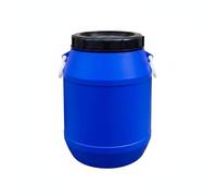 predolo Fermentation Bucket Heavy Duty Food Grade Sealed Drum Fermentation Container for Home, 25L 50kg Blue Round Barrel Extra Thick
