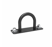 predolo Fitness Cord Hanger Sturdy Metal Wall-Installed Rope Bracket Iron Exercise Accessories for Gym Users, U-shaped Battle Rope Anchor Assembly