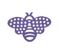predolo Floating Bee Waterer, Garden Decoration, Reusable Foam Butterfly Waterer for The Bathtub, Purple
