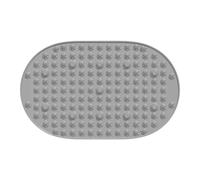 predolo Foot Acupressure Mat Feet Massage Pad Multifunctional Ergonomic Reflexology Massage Walking Toe Plate Pad for Under Desk, Gray Paw Shaped
