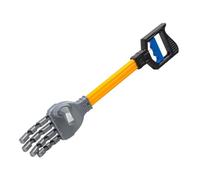 predolo Funny Robot Claw Litter Picker, Children's Intelligence Toy, Hand Gripper, Interactive Toy Robot Hand for Kids, L Black