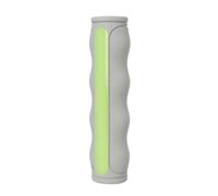 predolo Grab Bar Cover Non-Slip Silicone Sleeve with Luminous Strip Soft-Textured Grip Cover for Seniors , Array , Gray , Regular