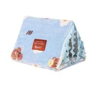 predolo Guinea Pig Bed House, Guinea Pig Tunnel, Hideaway House, Squirrel Hideaway, Blue L