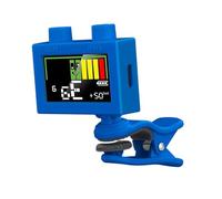 predolo Guitar Tuner Clip on Acoustics Calibration Metronome Rotatable Professional Digital Electronic Tuner for Violin Mandolin Bass, blue