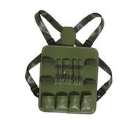 predolo Hair Cutting Tool Storage Bag Hairdressing Tool Organizer Chest Bag PU Leather Comfortable Adjustable for Professionals Mobile Services Studios