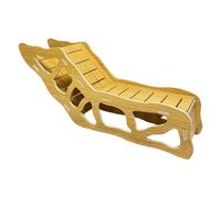 predolo Hamster House Ladder, Hamster Hideout Tunnel, Exploration Toy, Wooden Ladder Bridge for Dwarfs, Small