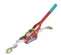 predolo Hand Winch Cable Puller Industrial Grade Ratchet Hand Puller Multifunctional Come-Along Tool for Construction, Farming, Workshop, 1T, Boutique Hook