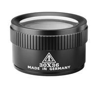 predolo Handheld Magnifier Double Lens 30x Magnification Glass for Hobbyists Watch Maintenance