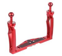 predolo Handle Camera Tray Anti-Slip Underwater Camera Handle Tray Water-Resistant Video Stabilizer Holder for Divers, Red