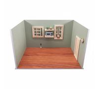 predolo Handmade Miniature House Scene Retro Design Miniature Room Box Kit Waterproof 3D Room Model Children's Craft Set, Fairy Tale 10 Model