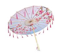 predolo Handmade Oiled Paper Umbrella Classical Oriental Oil Paper Parasol for Wedding, Style D