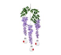 predolo Hanging Floral Ornament for Gardens, 30.7inch Lightweight Design, Purple