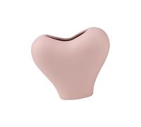 predolo Heart-shaped Ceramic Vase, Creative Romantic Flower Vase, Table Decoration, Flower Arrangement for The Bedroom, Gift, pink