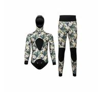predolo Hooded Neoprene Wetsuit, Split, Multi-sport, Travel, Algae Green, 2XL