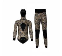 predolo Hooded Neoprene Wetsuit, Split, Multi-sport, Travel, Scale Yellow, XL