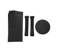 predolo Hoof Soaking Boot with Comfort Pad Elastic Band Adjustable Strap Oxford Cloth PVC Material Washable Reusable Designed for Hoof Treatment Suitable for, Black