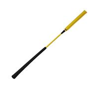 predolo Horse PU Equestrian Crop Riding Training Equipment Microfiber Handle Portable Suitable for Horseback Activities Riding Lessons Li, Yellow