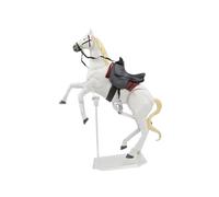 predolo Horse Statue, Action Figure, Model, Home Decoration, Ornament, Realistic with Stand And Movable Joints, Collector's Item for, White