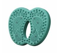 predolo Inflatable Foot Massage Pad Anti-Slip Reflexology Board Skin-Friendly Material Jogging in Place Pad for Office, Green