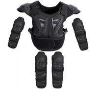 predolo Kids Vest with Shoulder Pads Lightweight Motorcycle Impact-Absorbing Vest Sturdy Riding Protector for Children