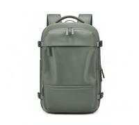 predolo Large Travel Backpack Minimalist Design Computer Backpack Multi Pocket Laptop Bag for College, Outdoor, Green, Army Green, 18 Inch