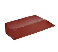 predolo Leg Elevating Foam Wedge Bed Pad Grooved Support Zipper Removable Cover Suitable for Rest Home Post-Surgery, PU 65x20x15cm