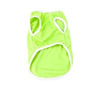 predolo Lightweight Warm-Weather Pet Shirt Skin-Friendly Small Dog Sun Protection Shirt Reduces Shedding Sun Protection Pet Vest for Outdoors, Home, Array, Fluorescent Green, XS