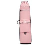 predolo Longboard Backpack Multi-Functional Canvas Skateboard Bag High Capacity Skateboard Travel Bag for Longboarders, Skateboarders, Outdoor, Pink, 88-34cm
