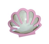 predolo Marine Display Box, Storage Box for Marine Collection with Acrylic Front for The Beach Or Home, Pink
