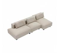 predolo Miniature Sofa Realistic Details Modern Miniature Sectional Detailed Simulation Sofa Model for Doll Collectors, Hobbyists, Architectural Models, 1-20 Single Fabric