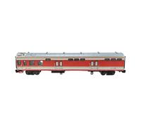 predolo Model of A Luggage Car in 1:75 Scale, Table Decoration, Birthday Gift, Wagon Model for Bedroom, Sandbox, Railway Layouts, Red