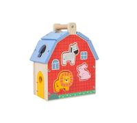 predolo Multi-Functional Activity Block Multifunction Wooden Activity Cube Educational for Young Children, Preschool