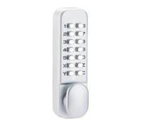 predolo Non-Electric -Mounted Door Lock | Weather-Resistant Mechanical Design, Keypad Door Lock with Thumb-Turn, Adjustable, for Wooden Doors, Office