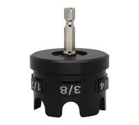 predolo Nut Zipper Drill Attachment for 1/4", 3/8", and 1/2" Threaded Rods. Practical for Professional Contractors to Quickly Remove Nuts and B, Aluminum