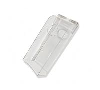predolo Outdoor Lock Door Protector Hinge Lid Wall Mount Polycarbonate Protection Suitable for Home Entry Porch Doors Side Gates Apartment, Clear, X76 Clear