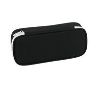 predolo Oxford Zippered Pencil Pouch for Office and Kids Essentials, Black