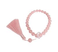 predolo Pearl Bracelet, Boho Chain Bracelet, Trendy Collector's Item in The of [Missing Text], Link Bracelet for Women, Engagement Gift, Pink