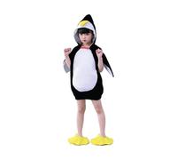predolo Penguin Performance Outfit Soft Material Children's Penguin Costume 3D Filling for Young Children, Girls, Performances, School Plays, Costume Parties, 90