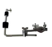 predolo Percussion Clamp with Extension Rod Adjustable Drum Clamp with Rod Easy to Adjust Musical Instrument Accessory for Stage, Auxiliary Hi-Hat Extension Clamp