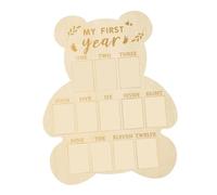 predolo Picture Frame “My First Year” - Classic, Simple, Ideal for Newborns, Children's Birthdays and Every 12 Months - for