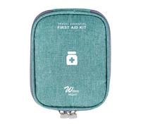predolo Portable Medicine Storage Bag Household Medical Bag Empty Emergency First Aid Box for Hiking Travel Car Sports, green and S
