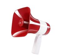 predolo Portable Megaphone 40W Megaphone Memory Slot Input Handheld Loudspeaker for Teachers, Public Announcement, 40W High Power USB/TF Card Model 240s Recording, With USB/TF Card Slot
