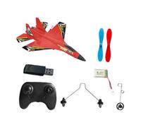 predolo Portable RC Glider with Remote Control, Easy to Handle Plane for Boys And Girls, red