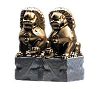 predolo Resin Figure with Decorative Ornament, Miniature Model, 1/64 Scale, Lion