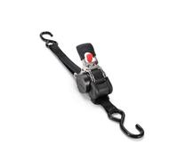 predolo Retractable Tie Down Ratchet Strap Tie Down Strap Cargo Strap Lashing Strap With Heavy Duty 800kg Pulling Capacity And Automatic Reel Suitable for, Black