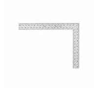 predolo Right Angle Ruler Thickened Carpentry Square easy reading Scale Hand Tool for Woodworkers, Carpenters, Silver, Silver, 200x150mm, 2.0mm Thickness