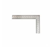 predolo Right Angle Ruler Thickened Carpentry Square easy reading Scale Hand Tool for Woodworkers, Carpenters, Silver, 150x100mm, 2mm Thickness