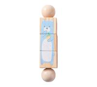 predolo Rotating Wooden Toy, Educational Puzzle Toy, Develops Strategic Thinking, Rotating, Style C