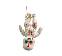 predolo Scary Props Creepy Halloween Doll Hanging Fright with Rope Terror Decoration Toy Haunted Doll Spooky Dolls for Halloween Home, boy small